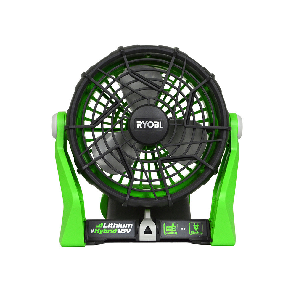 Dual Power Portable Hybrid Electric Ryobi Fan