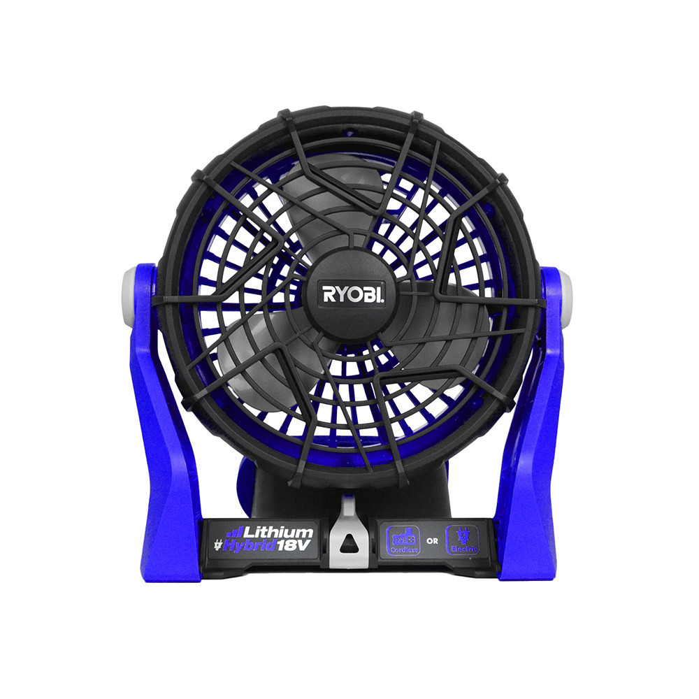 Dual Power Portable Hybrid Electric Ryobi Fan
