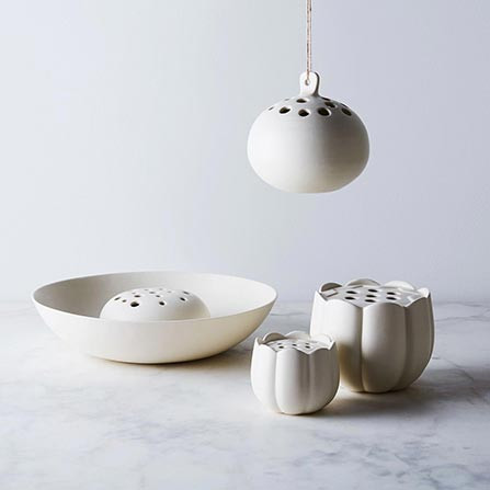 Handcrafted glassware, perfect for rustic dining experiences