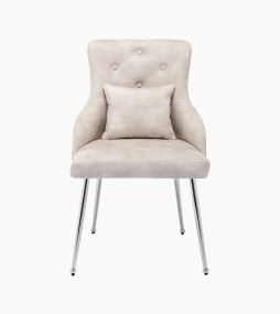 Creek Vista Velvet Vanity Chair, Dining Chair with Metal Legs