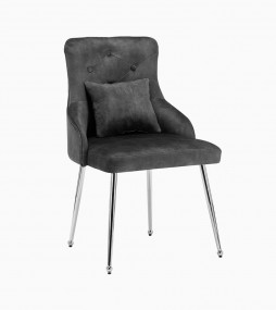 Creek Vista Velvet Vanity Chair, Dining Chair with Metal Legs