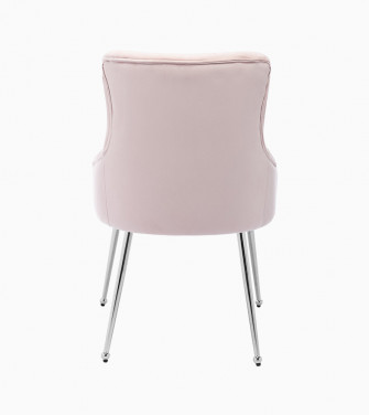 Creek Vista Velvet Vanity Chair, Dining Chair with Metal Legs