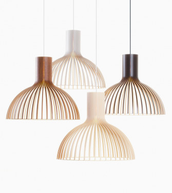 Scandinavian Style Ceiling Mount Wood Pendant Lighting Lamp