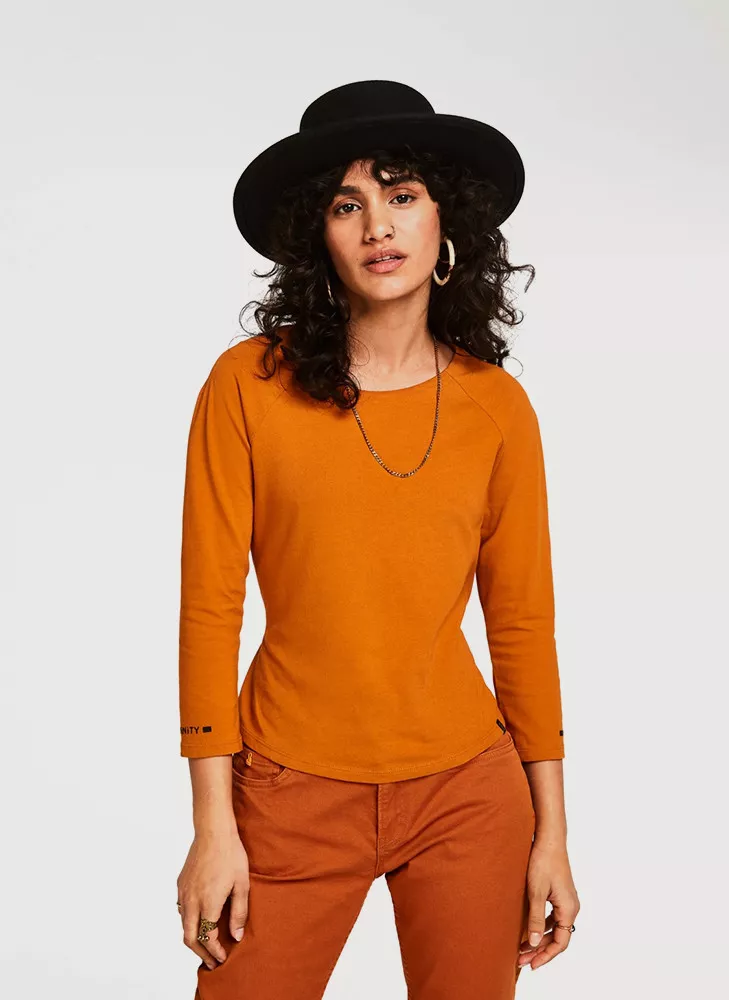 Globus Women Mustard Solid Top