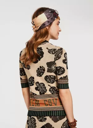 Wide Leg Mid Rise Knitted Pants