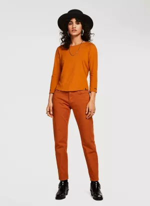 Globus Women Mustard Solid Top