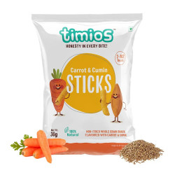 Carrot and Cumin Sticks , Healthy Snack for Kids