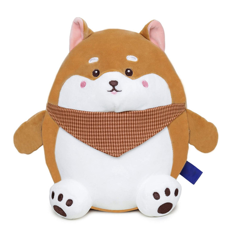 Brown Customized Soft Animal Dog Toy