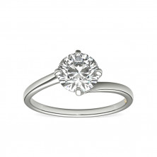 Stone Sapphire Silver Plated Ring