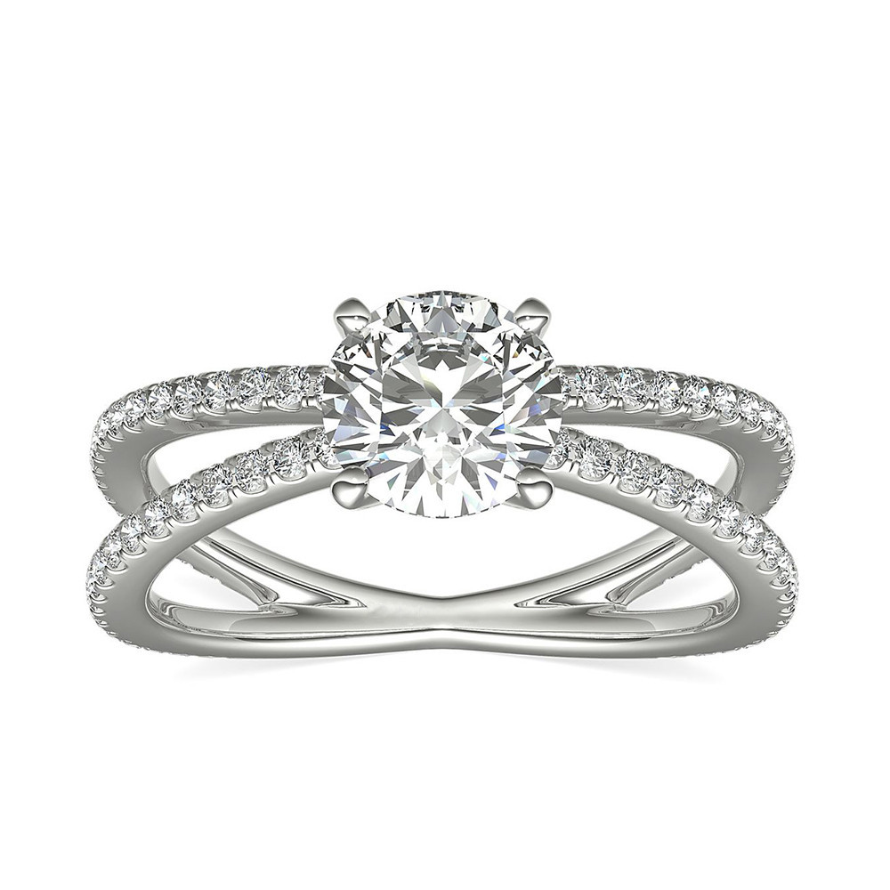 Sterling Silver Engagement Ring