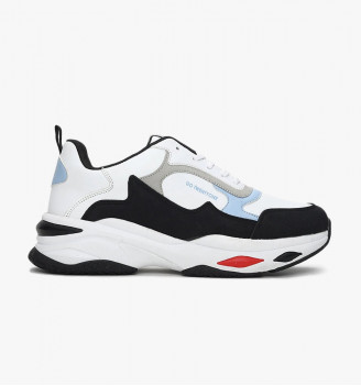 Panelled Low-Top Lace-Up Shoes