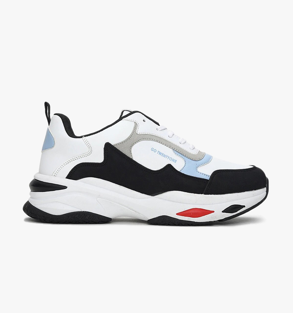 Panelled Low-Top Lace-Up Shoes