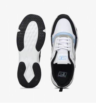 Panelled Low-Top Lace-Up Shoes