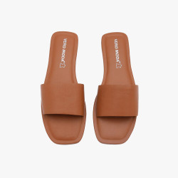 Solid Brown Sandals