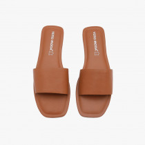 Solid Brown Sandals