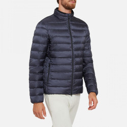 Men Solid Bomber Jacket