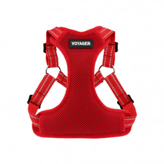 voyager step-in air dog harness - all weather mesh step