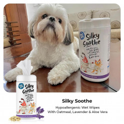 zack silky soothe hypoallergenic wet wipes for dogs and cats