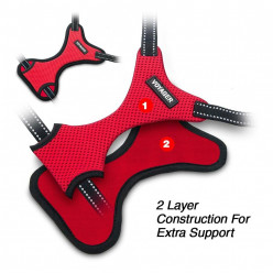 voyager step-in air dog harness - all weather mesh step