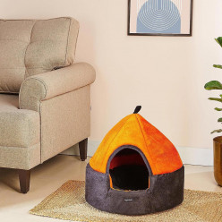soft fabric pet hut with center pillow sofa home