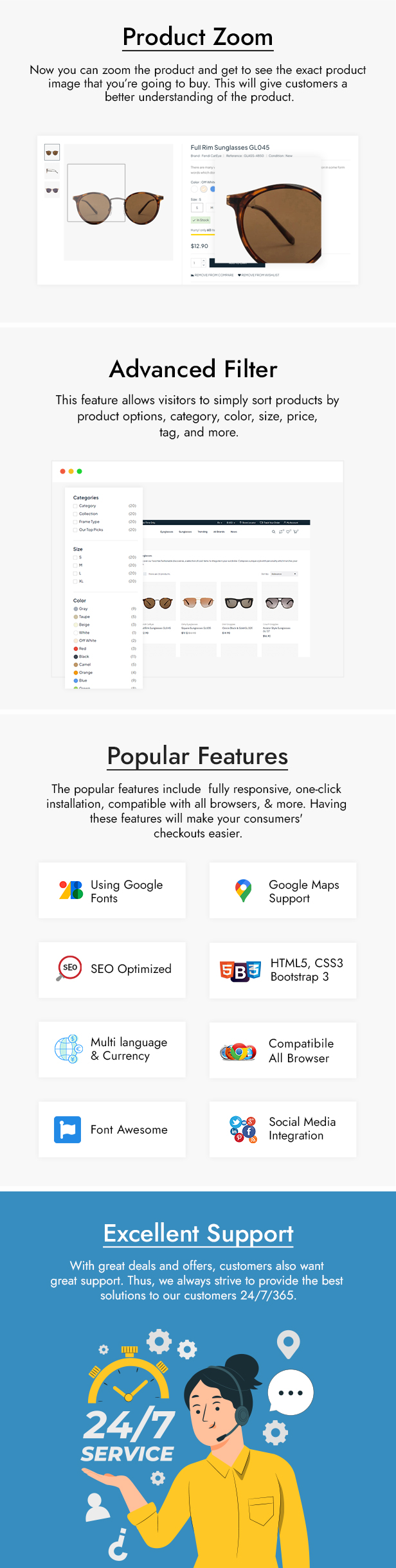 Paycart - Eye Glasses Store PrestaShop Theme