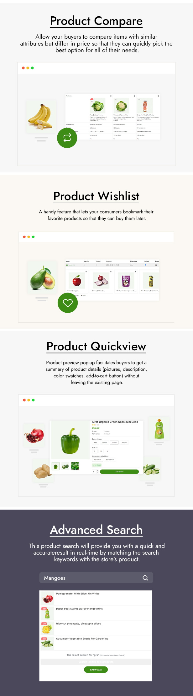 EcoOrganic - Organic Fruits and Vegetables Store PrestaShop 8 Theme