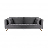 Modern Velvet Metal Wood...