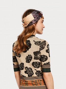 Knit Top with Zipper