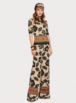 Knit Top with Zipper