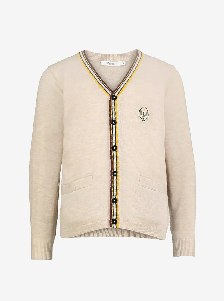 Cardigan with Patch Pockets