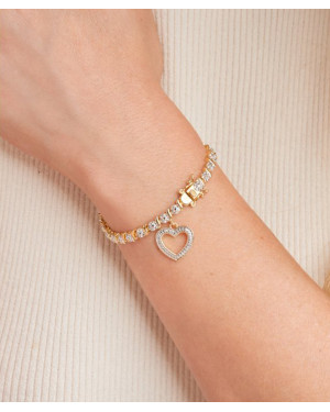 Zircon Heart Pendant