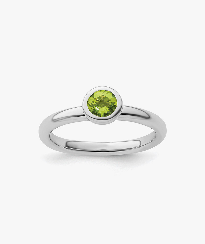 Green Peridot Ring