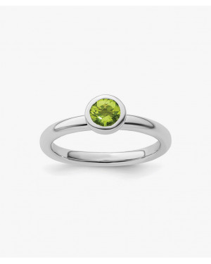 Green Peridot Ring