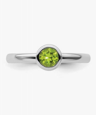 Green Peridot Ring