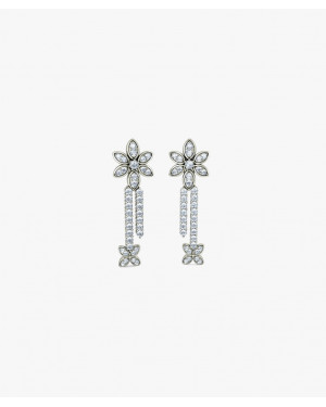 Leaf Tassel Earrings