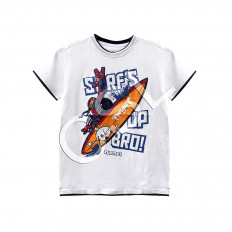Boys Graphic Print Cotton Blend T Shirt