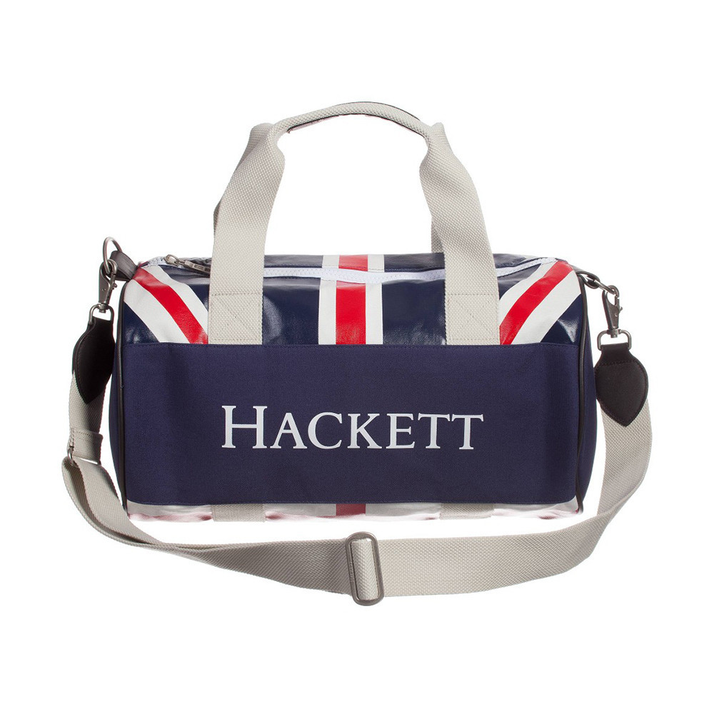 Hackett Print Duffle Bag in Blue for Men