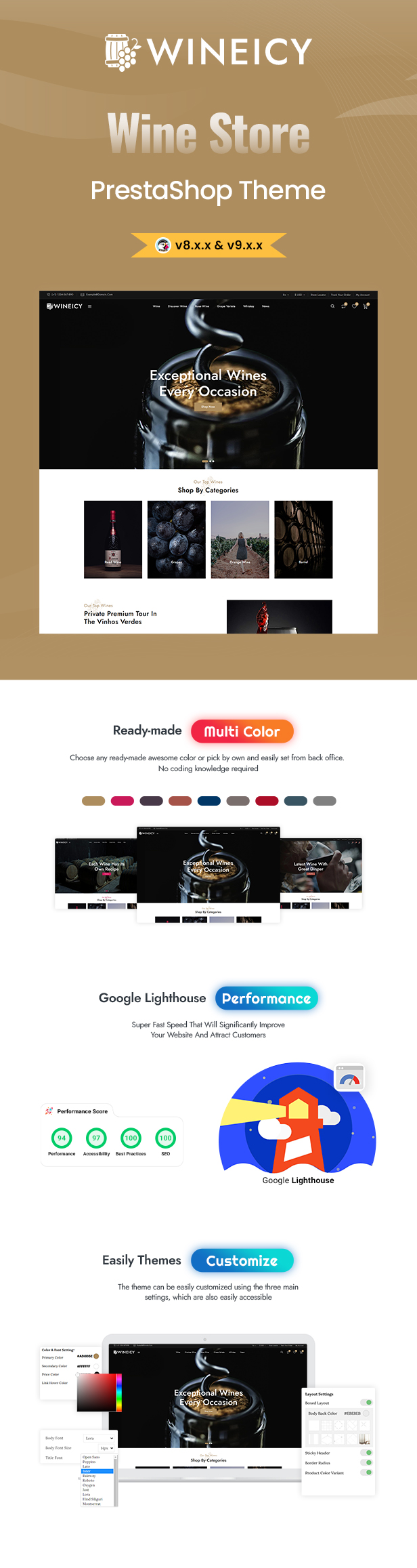 Wineicy - Liquor & Wine Shop Prestashop Theme