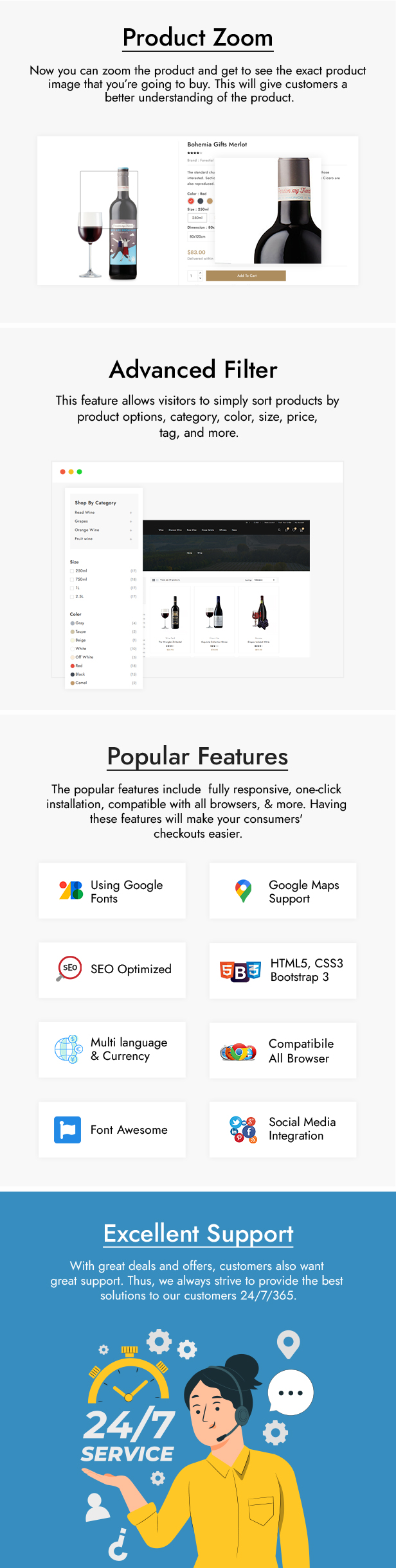 Wineicy - Liquor & Wine Shop Prestashop Theme