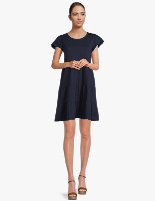 Short Sleeve Knit Dress