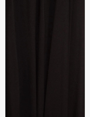 Round Neck Pleated Dress