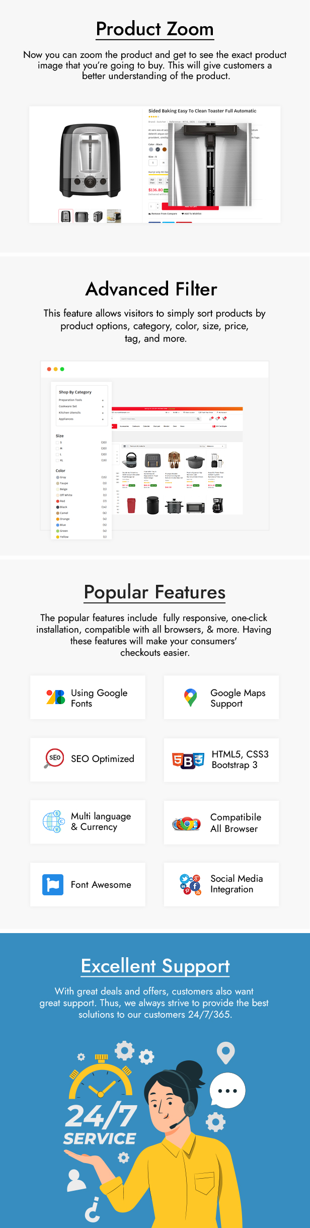 Matrics - Home and Kitchen Store Prestashop Theme