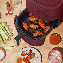 beautiful 3 qt air fryer with turbocrisp technology