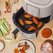 beautiful 3 qt air fryer with turbocrisp technology
