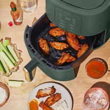 beautiful 3 qt air fryer with turbocrisp technology