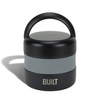 double wall stainless steel vacuum reusable food storage jar