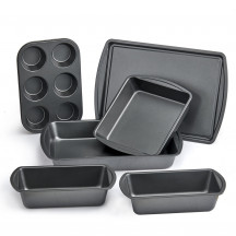 nonstick carbon steel oven safe bakeware 6 piece set