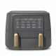 fryer with touch screen basket separated air fryer sleek design