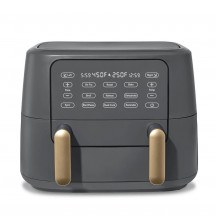 fryer with touch screen basket separated air fryer sleek design