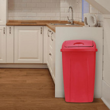 mainstays gallon trash can plastic swing top kitchen trash